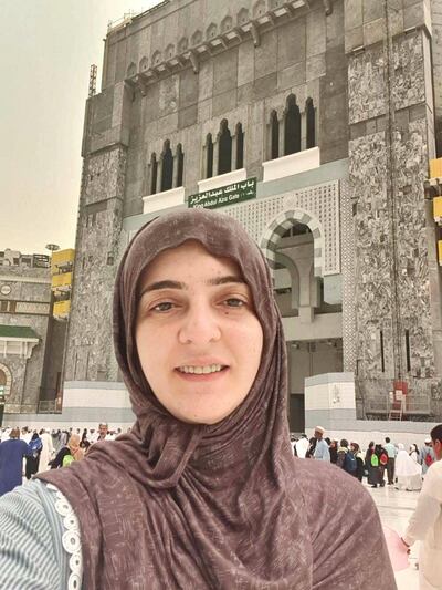 Aya Al Umari in Makkah. Courtesy Aya Al Umari