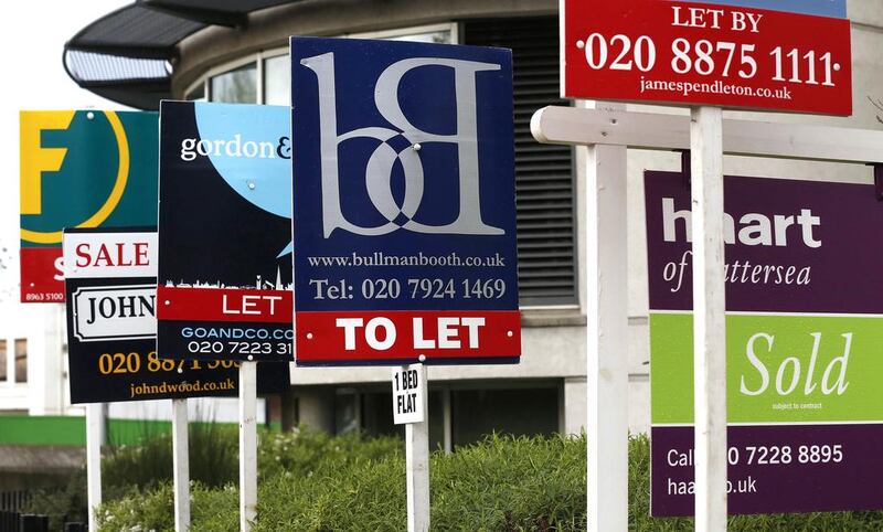 The UK is grappling with soaring rental prices. Simon Dawson / Bloomberg News
