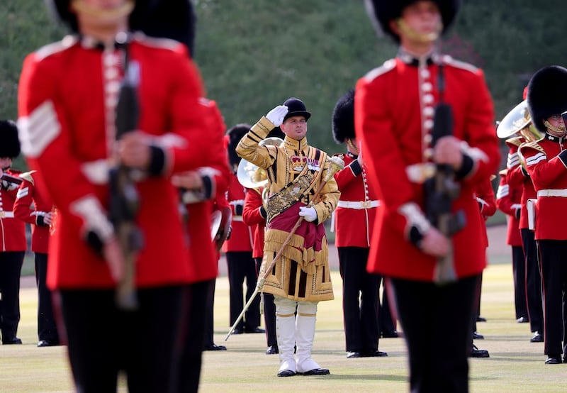 The Queen's Guard at Windsor Castle. Getty Images