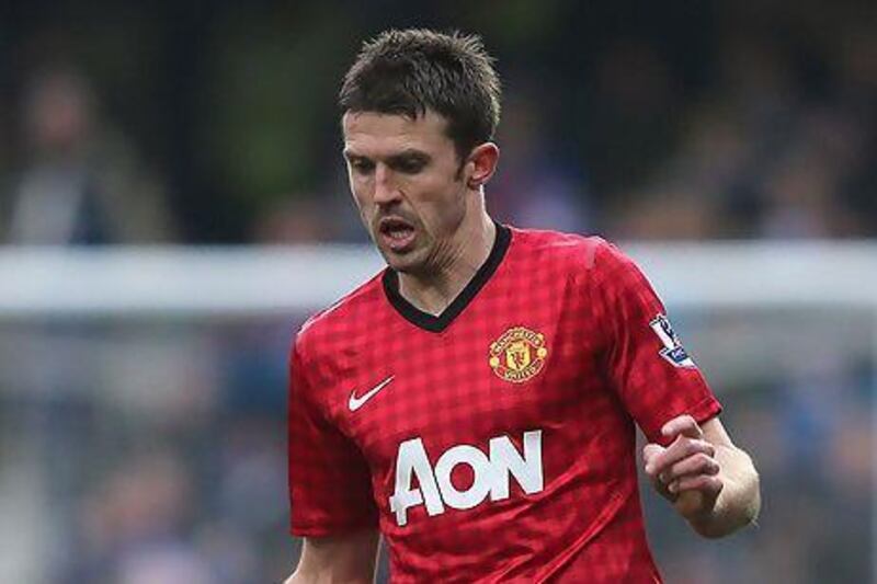 Michael Carrick has filled in for the veteran Paul Scholes' absence at Manchester United. Ian Walton / Getty Images