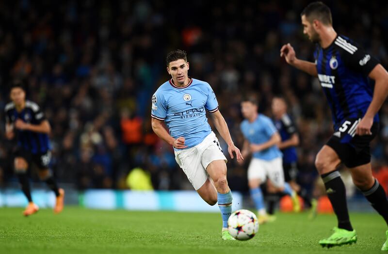 Julian Alvarez 7 – A quieter night for the Argentine, but he got his first goal in the Champions League after 76 minutes, converting Mahrez’s cross from a yard out. EPA