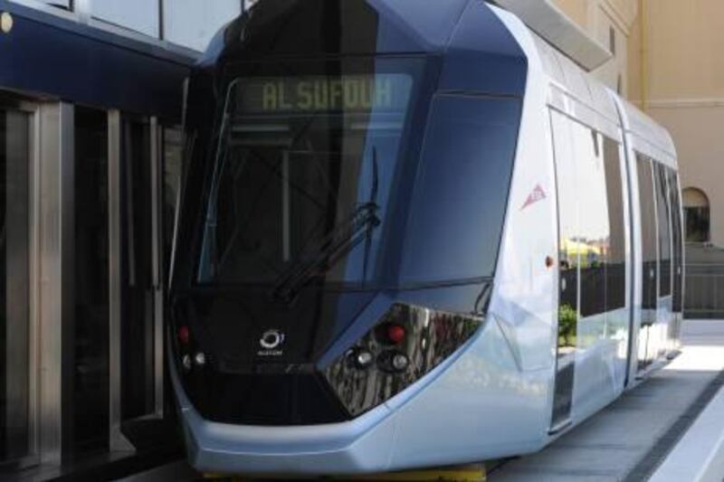 Sheikh Mohammed bin Rashid Al Maktoum inaugurates the prototype station and railroad car of the Al Sufouh tram in Dubai

Courtesy WAM *** Local Caption ***  ea15b9b7-715c-4f96-8501-049cd5f761de.jpg