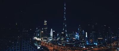 The Burj Khalifa has its moment - of course it does. 