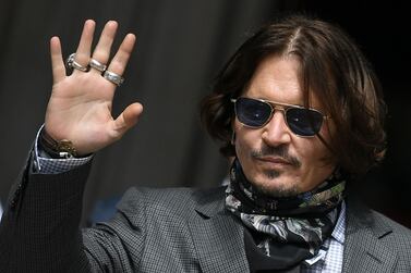 Johnny Depp has stood down from his role in the Fantastic Beasts movie franchise but vowed to clear his name. AFP 