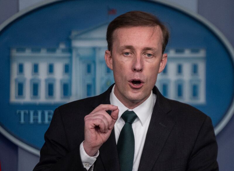 US National Security Adviser Jake Sullivan. Photo: AFP