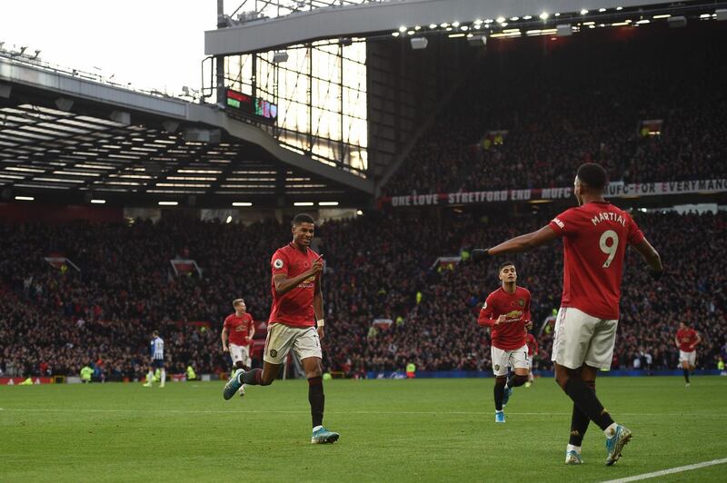 Old Trafford has been sold out for Manchester United's league games since 1992. AFP