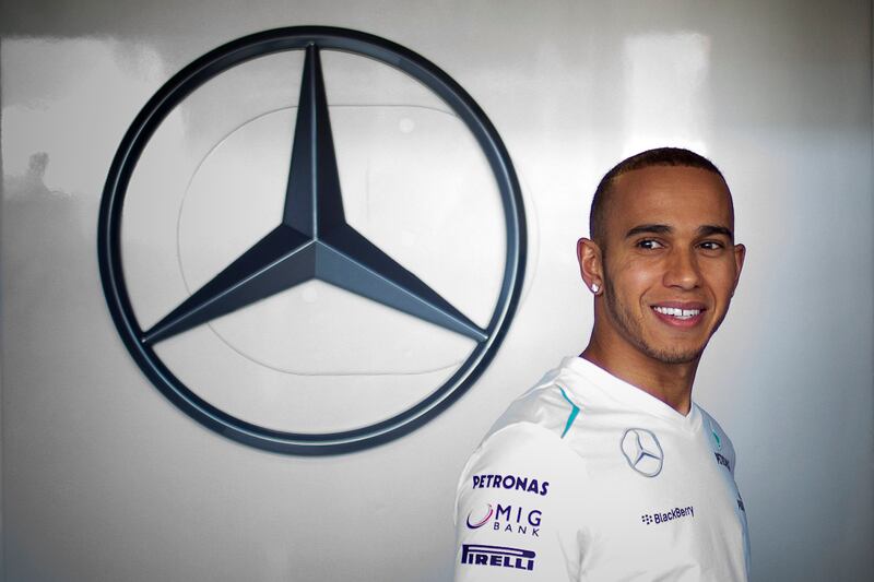 Lewis Hamilton joined Mercedes in 2013. Reuters