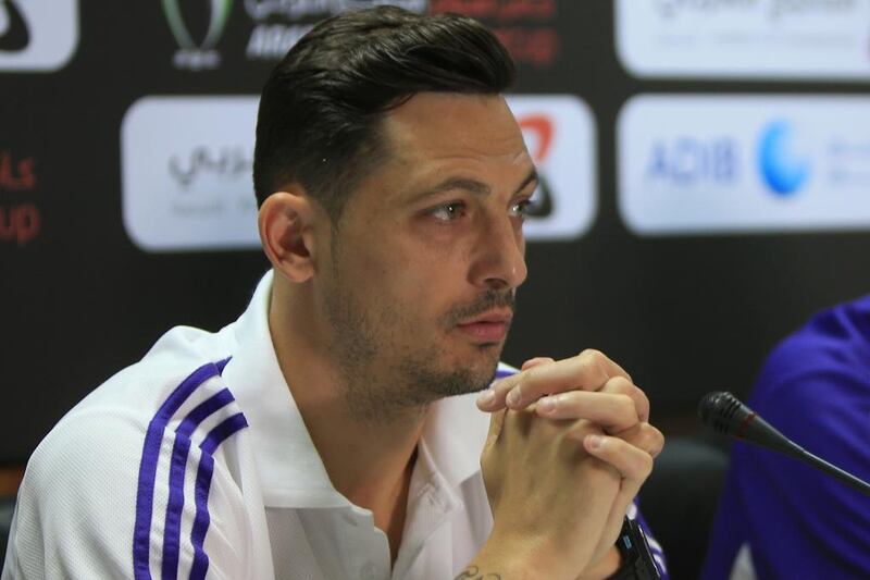 Mirel Radoi, the Al Ain midfielder, could be on his way out of the club following the signing of Ivory Coast midfielder Bakary Sane on Tuesday. Ravindranath K / The National 