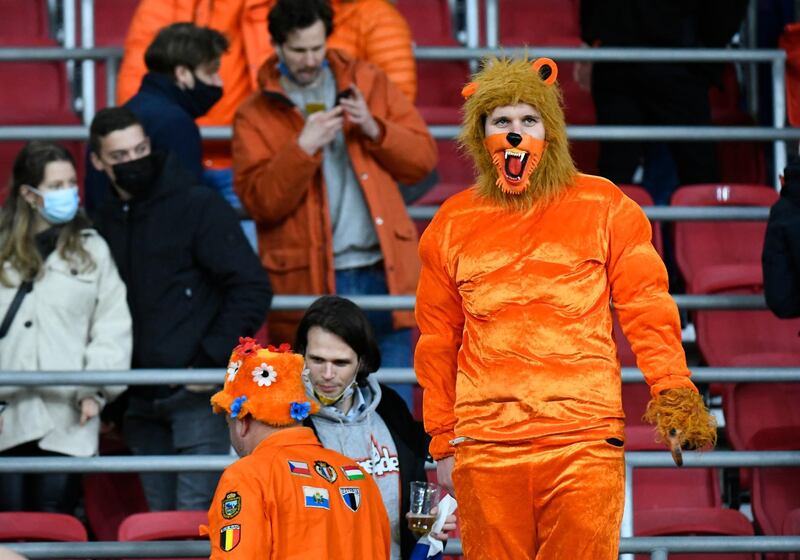 Dutch fans after the match. Reuters