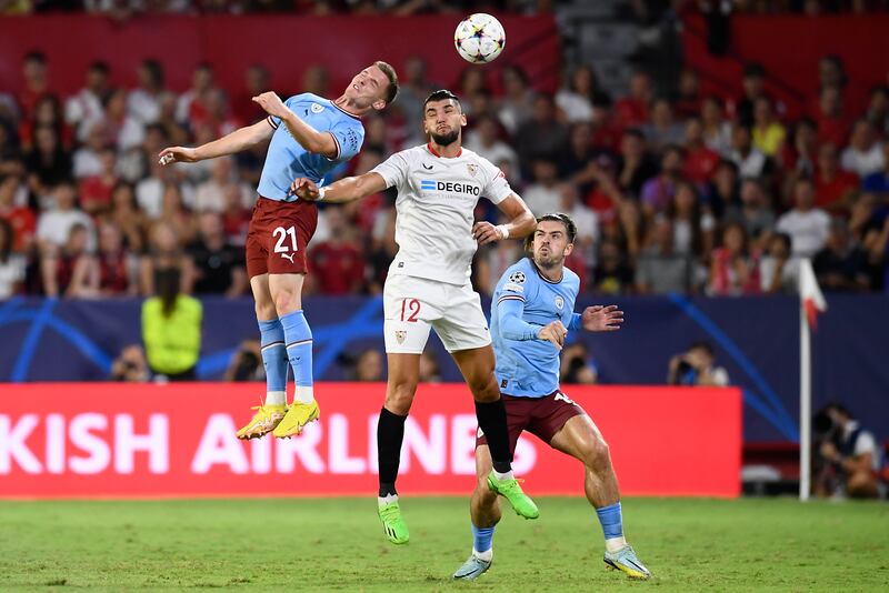 Sergio Gómez – 8. Didn’t have too much to do defensively, however, brought energy coming forward and looked bright going down the left. AP Photo