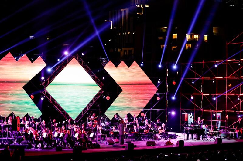 Ziad Rahbani's concert took place on July 19 2019 at Beirut Waterfront in the Lebanese capital. AFP