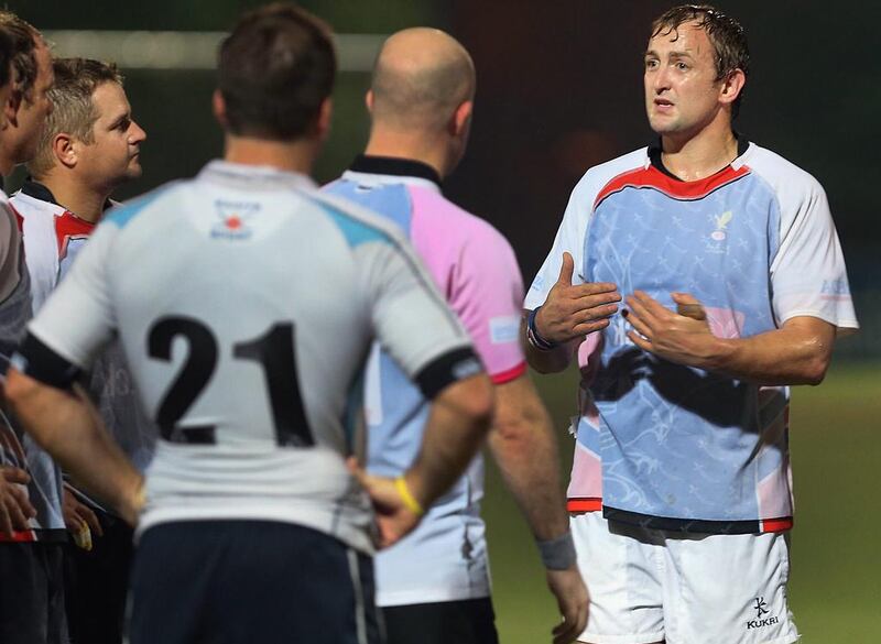 Alistair Thompson, right, pictured during training on September 4, 2013, will reunite with former Scotland youth teammate Jason White during the Bill McLaren Foundation All Star series. Delores Johnson / The National