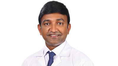 Dr Santhosh George, paediatrics and neonatology specialist. Photo: Aster Hospital – Mankhool


