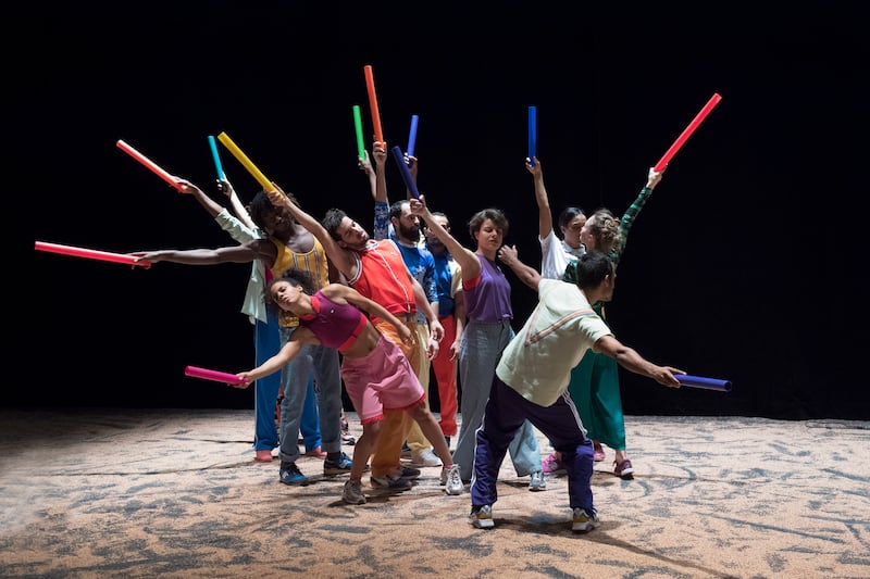 A dance performance 'Akzak' by French artists Hela Fattoumi and Eric Lamoureux at the ongoing Cairo Downtown Contemporary Arts Festival. All photos: Downtown Contemporary Arts Festival