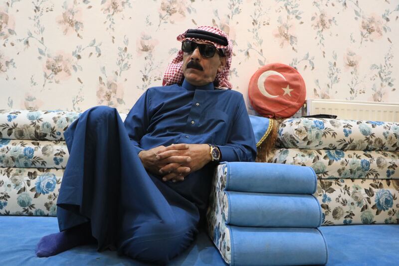 Syrian singer Omar Souleyman at home after his release in Sanliurfa, south-east Turkey. All photos: AFP