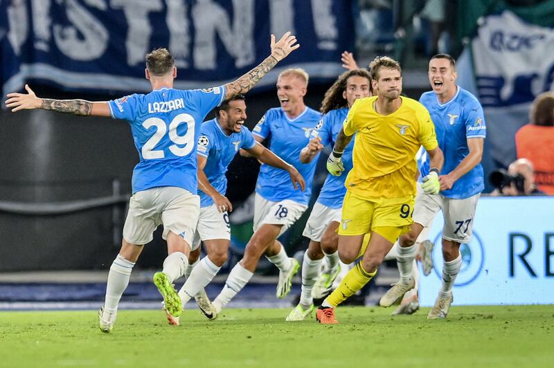 CHAMPIONS LEAGUE TEAM OF THE WEEK (3-5-2): GK: Ivan Provedel (Lazio): Union Berlin’s Frederik Ronnow produced the best goalkeeping performance of the round, but Provedel gets the gloves for his stunning late equaliser against Atletico Madrid. The Italian timed his run and struck his header like a clinical striker. EPA