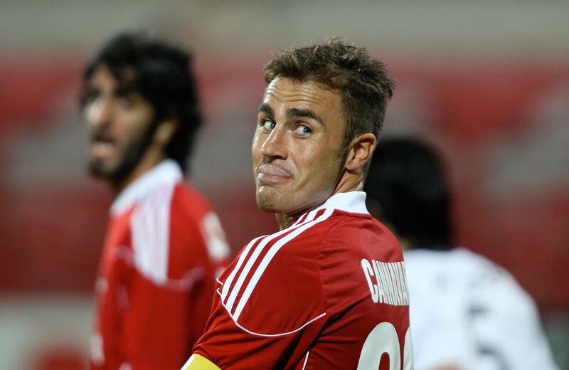 Fabio Cannavaro has called time on his playing career with Al Ahli due to persistent problems with his right knee.