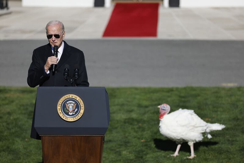 The birds are typically the centrepiece of the Thanksgiving Day feast, which often includes a host of side dishes including stuffing and sweet potato. Bloomberg