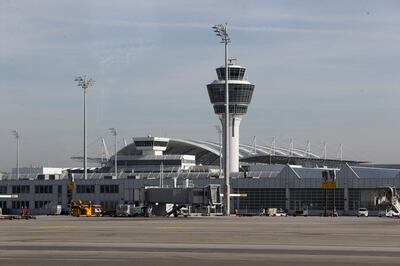Munich International is among the German airports to be affected by Friday's strike. Reuters.