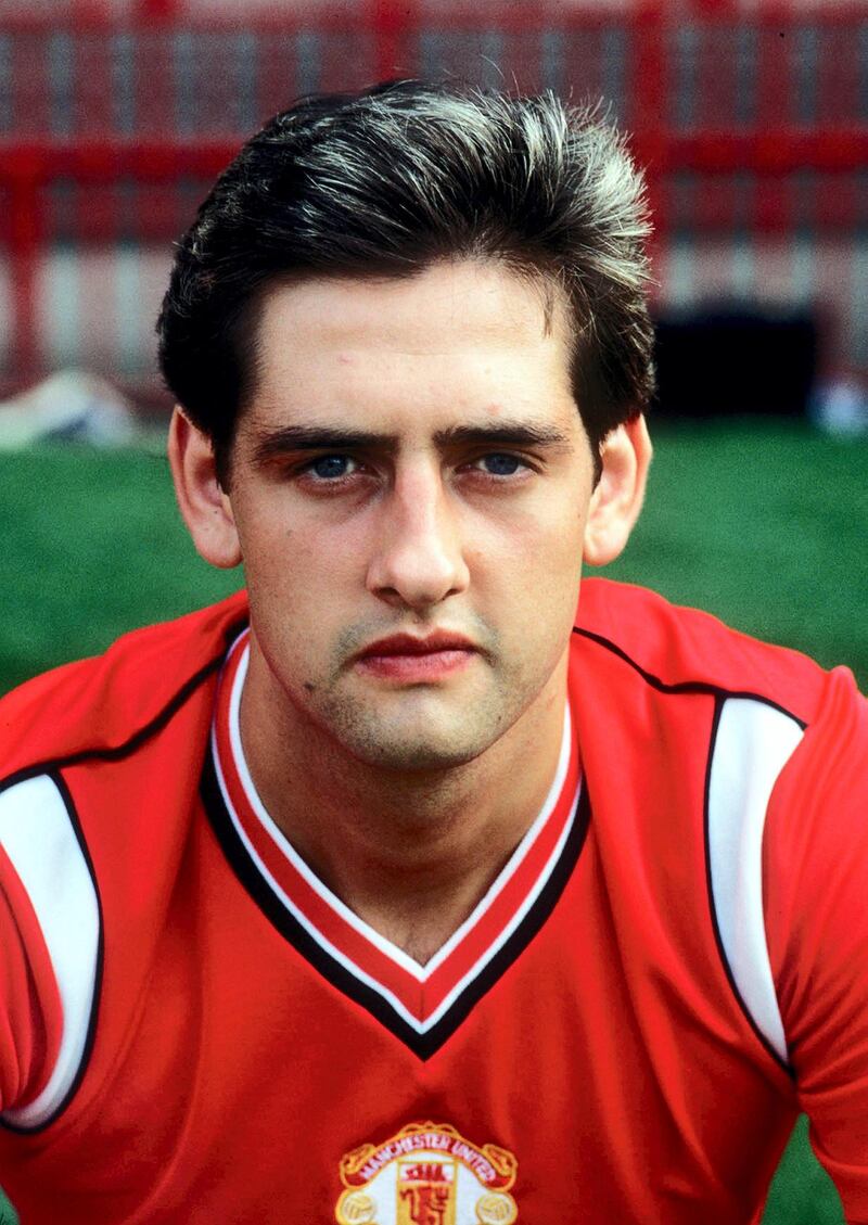 Graeme Hogg Manchester United stock Season 84/85 
Pic : Action Images