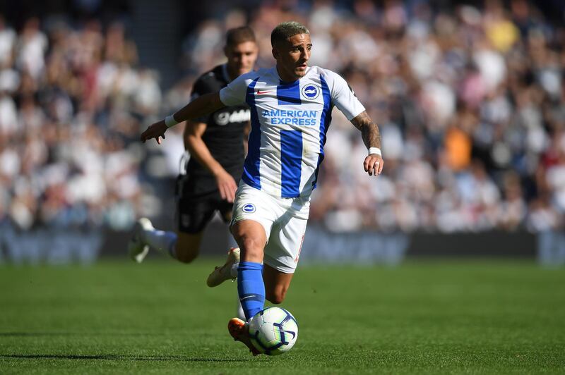 Right midfield: Anthony Knockaert (Brighton & Hove Albion) – Set up the first of Glenn Murray’s two goals as Brighton came from 2-0 down to earn a point against Fulham. Getty Images