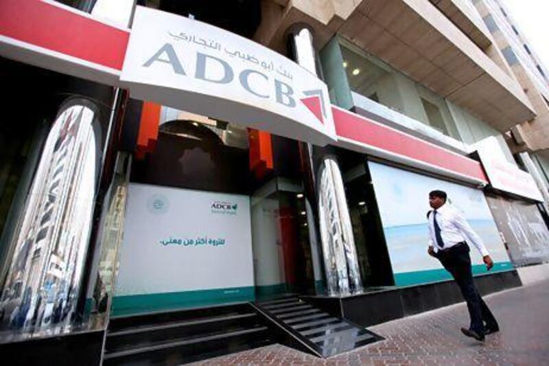 Better results from the likes of Abu Dhabi Commercial Bank have led to a surge of interest in the Dubai and Abu Dhabi bourses. Fatima Al Marzooqi / The National