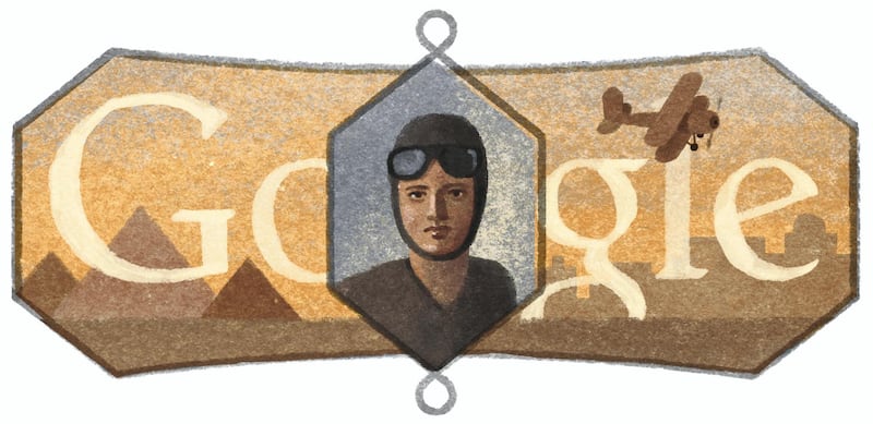 Loftia El Nadi's 107th birthday Google Doodle