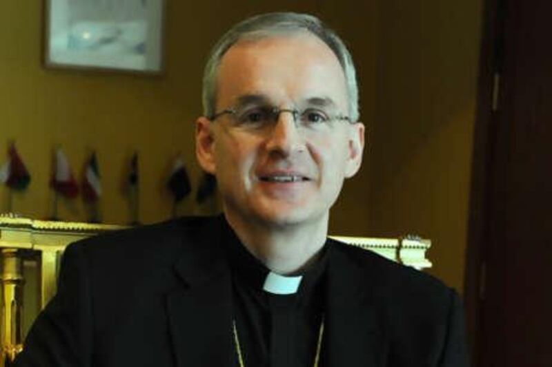 Archbishop Petar Rajic at his office in Bneid Alghar, Kuwait on Thursday, June 3, 2010.(Photo:Gustavo Ferrari/The National)