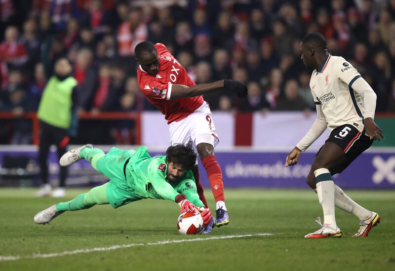 Keinan Davis – 6. The 24-year-old was busy and kept the defence occupied without causing Alisson too many problems. He was withdrawn for Surridge with 13 minutes to go. PA