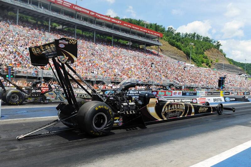 Qatar Al-Anabi Racing Top Fuel driver Khalid Al Balooshi opened the NHRA season with a win earlier this month and will look to build on his early success on Sunday. Photo courtesy Gary Nastase