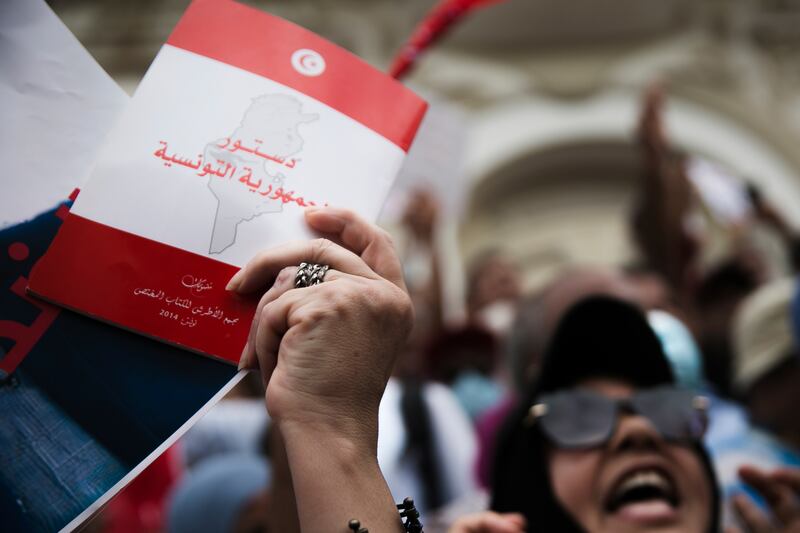 Tunisia’s constitution guarantees a right to a fair trial along with freedom of speech, but left the task of reforming the military justice code to the country’s politicians. Photo: AP