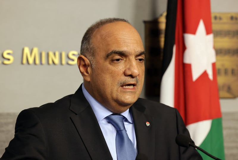 Bisher Hani Al Khasawneh, Prime Minister of Jordan. AFP