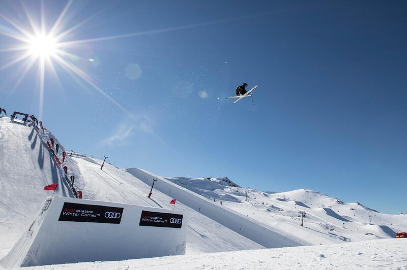 Ulrik Samnoey from Norway takes part in the Winter Games NZ at Cardrona, New Zealand. Iain McGregor/AP Photo