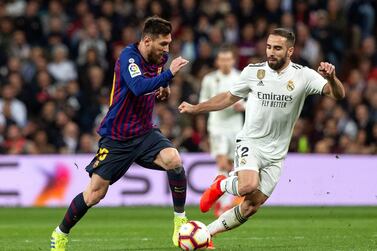Lionel Messi and Barcelona were once again far superior to Real Madrid this La Liga season. EPA