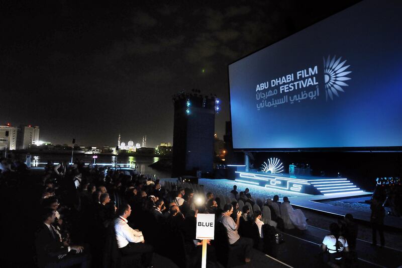 ABU DHABI, UNITED ARAB EMIRATES -  October 11, 2011 -  Opening night of the Abu Dhabi Film Festival at the Fairmont.     ( DELORES JOHNSON / The National )