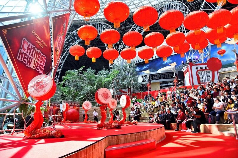 Chinese New Year will begin on February 5. Courtesy Ferrari World Abu Dhabi