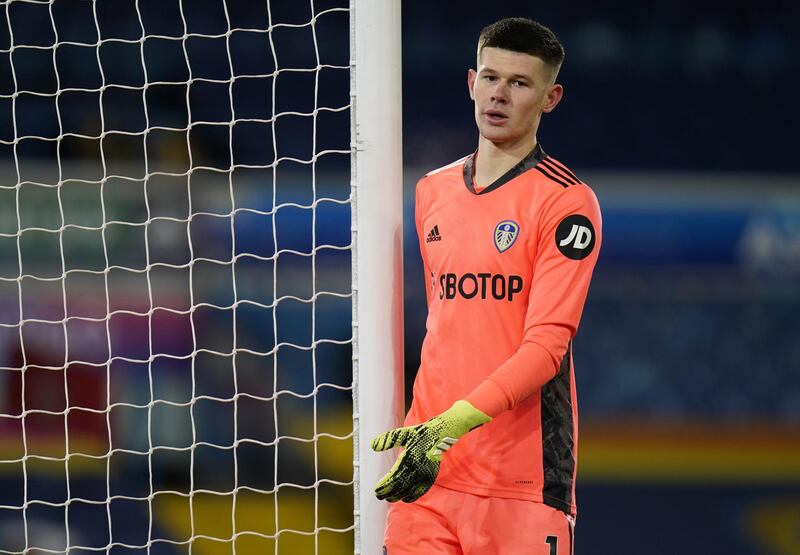 LEEDS UNITED RATINGS: Illan Meslier - 6, The Frenchman had very little to do but was convincing whenever called upon. EPA