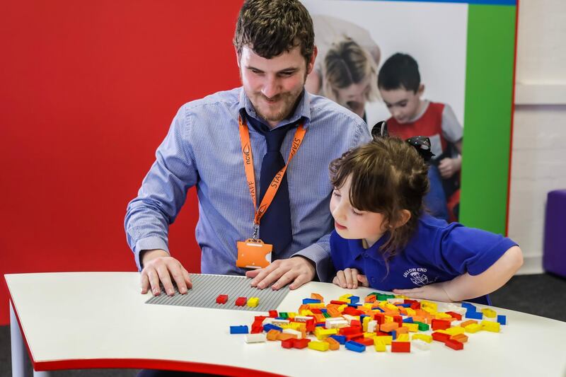 The Lego Braille Bricks 'are bringing a playful and inclusive approach to learning Braille to children'. Courtesy Lego