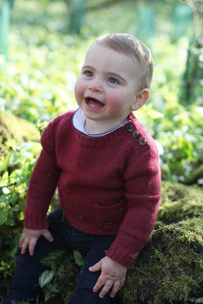 Undated handout photo of Britain's Prince Louis taken by his mother Catherine, Duchess of Cambridge, earlier this month at their home in Norfolk, Britain April 22, 2019. Duchess of Cambridge/Handout via REUTERS    THIS PICTURE IS PROVIDED BY A THIRD PARTY. NEWS EDITORIAL USE ONLY. NO COMMERCIAL USE. NO MERCHANDISING, ADVERTISING, SOUVENIRS, MEMORABILIA or COLOURABLY SIMILAR. NOT FOR USE AFTER 31 DECEMBER, 2019 WITHOUT PRIOR PERMISSION FROM KENSINGTON PALACE. NO CHARGE SHOULD BE MADE FOR THE SUPPLY, RELEASE OR PUBLICATION OF THE PHOTOGRAPH. THE PHOTOGRAPH MUST NOT BE DIGITALLY ENHANCED, MANIPULATED OR MODIFIED IN ANY MANNER OR FORM AND MUST INCLUDE ALL OF THE INDIVIDUALS IN THE PHOTOGRAPH WHEN PUBLISHED. MANDATORY CREDIT: The Duchess of Cambridge