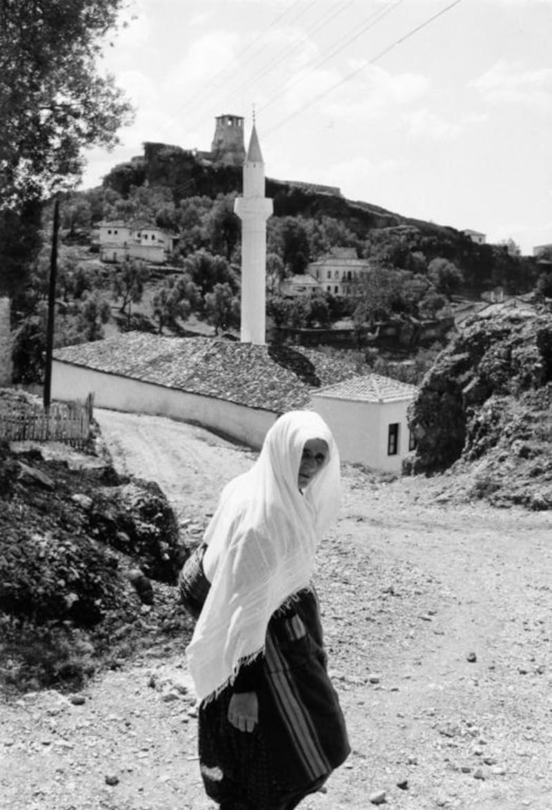 Rural Albania circa 1950. Kadare’s novel is concerned with dissidents exiled by the Communist regime. Three Lions / Getty Images