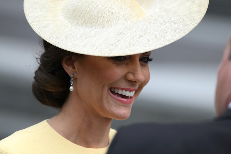 Kate wore them in June to attend the National Service of Thanksgiving held at St Paul's Cathedral during the queen's platinum jubilee celebrations. Reuters 