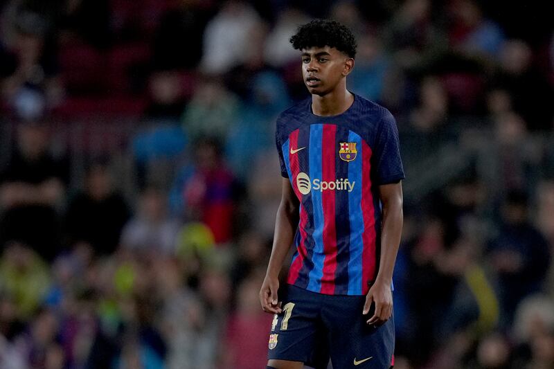 Lamine Yamal during the match between Barcelona and Real Betis. Getty