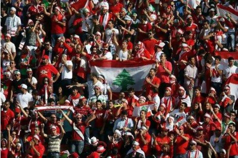 Lebanon fans enjoyed the game against UAE with an eye on other results in the group.