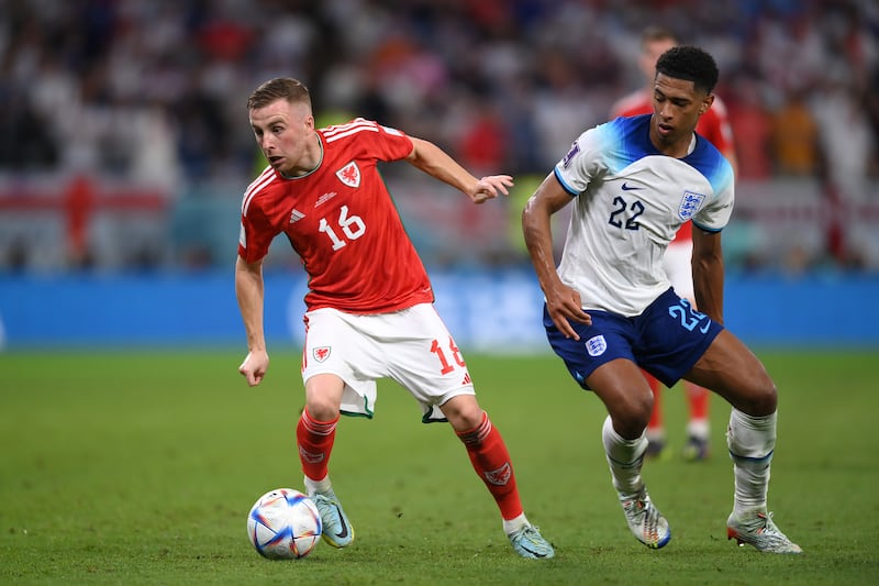 Joe Morrell (Ben Davies, 59) – 5. Joined Joe Allen in a midfield reshuffle but Wales no longer had a foothold in the game. His thankless task became damage limitation. Getty Images