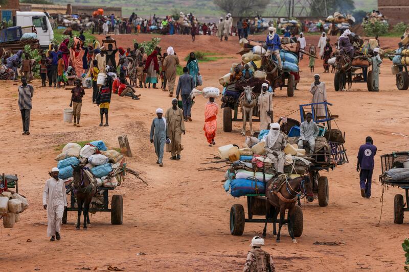 About six million Sudanese have been displaced by the war, which began in April. Reuters