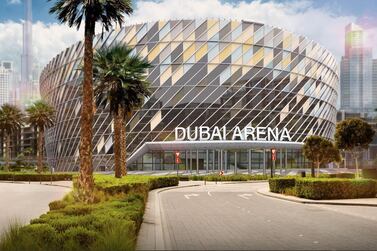 How Dubai Arena will look when finished. Courtesy Dubai Media Office / Meraas