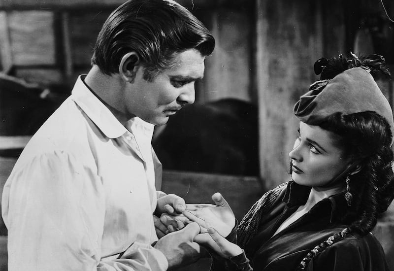 Editorial use only. No book cover usage.
Mandatory Credit: Photo by Selznick/Mgm/Kobal/Shutterstock (5886286ec)
Clark Gable, Vivien Leigh
Gone With The Wind - 1939
Director: Victor Fleming
Selznick/MGM
USA
Scene Still
Civil War, Epic, Romance
Drama
Autant en emporte le vent