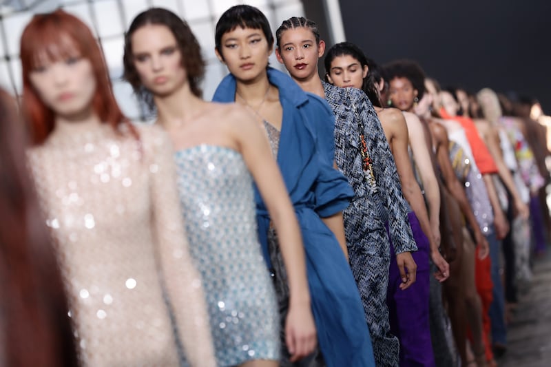 Models walk the runway at the Missoni fashion show during Milan Fashion Week in September. Missoni’s sales in the US have doubled in the first three quarters of 2021 compared with the previous year. Photo: Getty