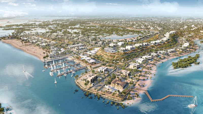 An artist's impression of the ambitious development being shaped by Jubail Island Investment Company.