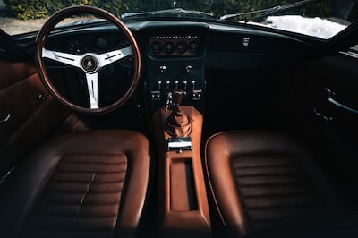 The interior of the 400GT 2+2. Photo: Lamborghini